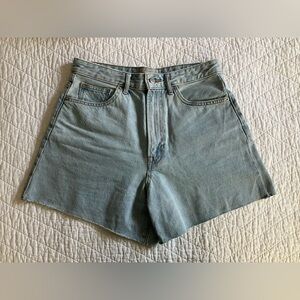 Everlane The A Line Denim Short Organic Cotton